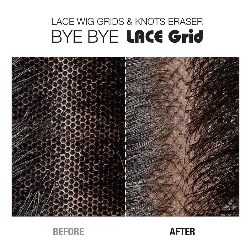 STUDIO LIMITED Fake Scalp Lace Wig with Knots Eraser, Silicone Melting Tape, Bye Bye Lace Grid HD Natural Hide Cover Skinlike Durable Breathable Reusable Ultra-Thin Non-Slip Tape (Natural) - Image 3