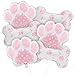 Villorem Pink Dog Paw Balloons Bone Balloons Dog Party Decorations Paw Print Balloon for Baby Shower Birthday Pets Party Decorations 6 Pcs - Image 2