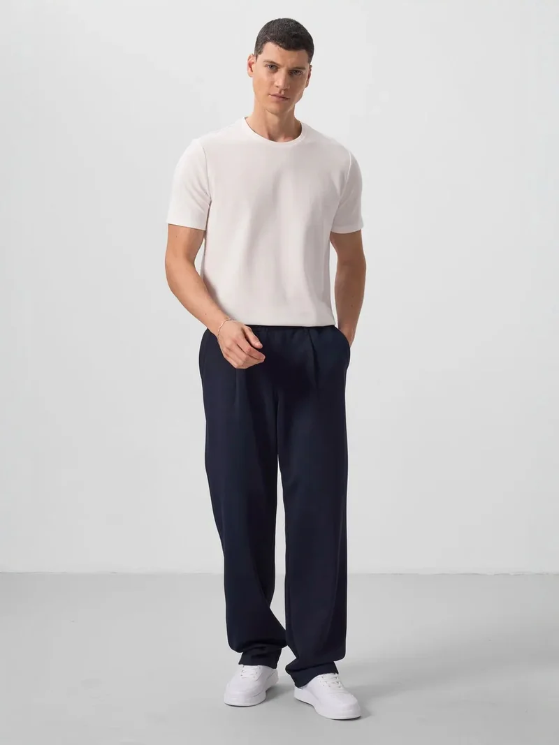 TOMMYLIFE TOMMY Men's Wide-leg Palazzo Trousers