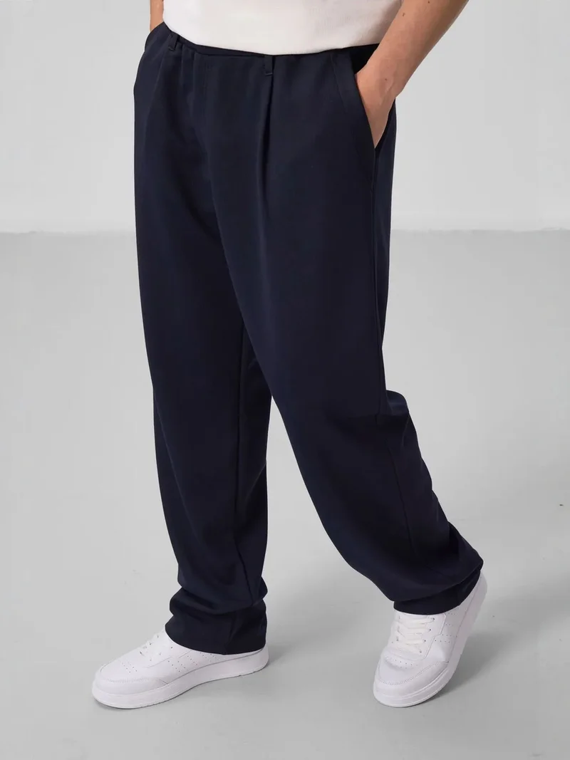 TOMMYLIFE TOMMY Men's Wide-leg Palazzo Trousers
