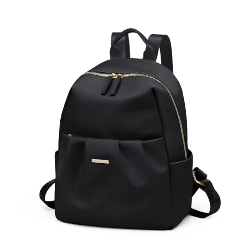 GOLF QUALITY Backpack for Women Small Cute Backpack Purse Lightweight Casual Daypack Backpack for Travel Mini Backpacks for Ladies College Work97InchBlack - Image 1