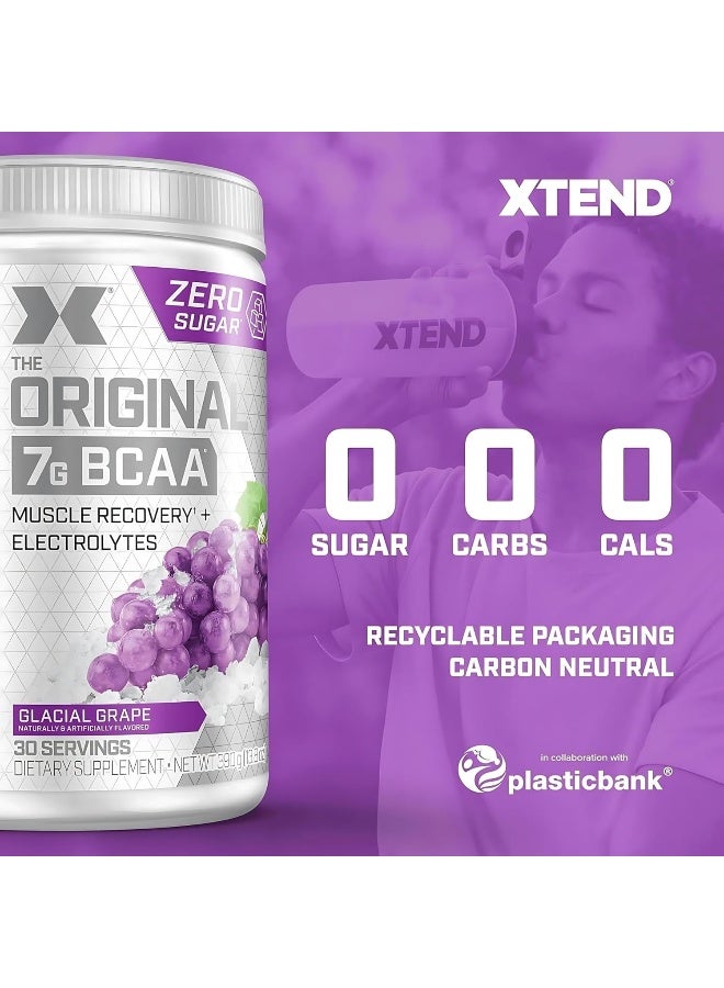 XTEND Glacial Grape Original BCAA Powder 390g 30 Servings