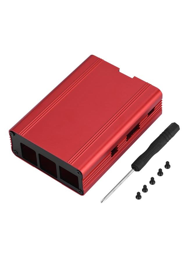 Thoraya Aluminium Alloy Enclosure Box Protective Case for Raspberry Pi 3 Model B and B+  - Image 1