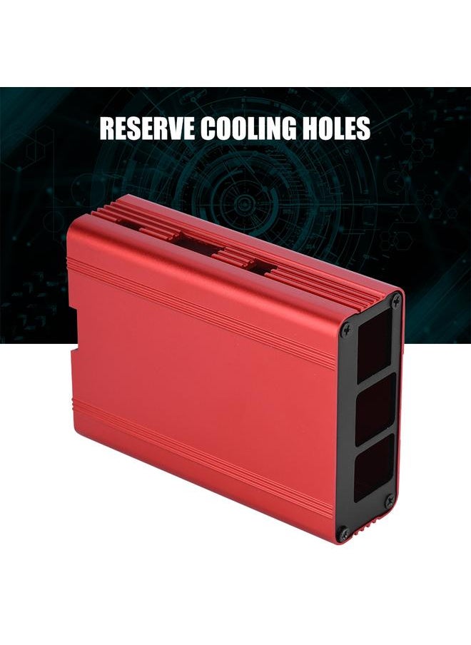Thoraya Aluminium Alloy Enclosure Box Protective Case for Raspberry Pi 3 Model B and B+  - Image 2