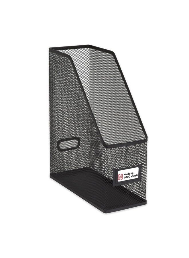 TRU RED TR57569-CC Metal Magazine File, Matte Black, Each (TR57569) - Image 1