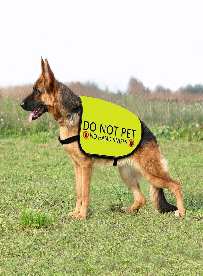 Zuo Bao Funny Dog Slogan Jacket Vest Do Not Pet No Hand Sniffs Pet Jacket Dog Walking Warning Vest (No Hand Sniffs-Large) - Image 4