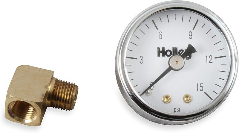 Holley 26-500 Mechanical Fuel Pressure Gauge - Image 2