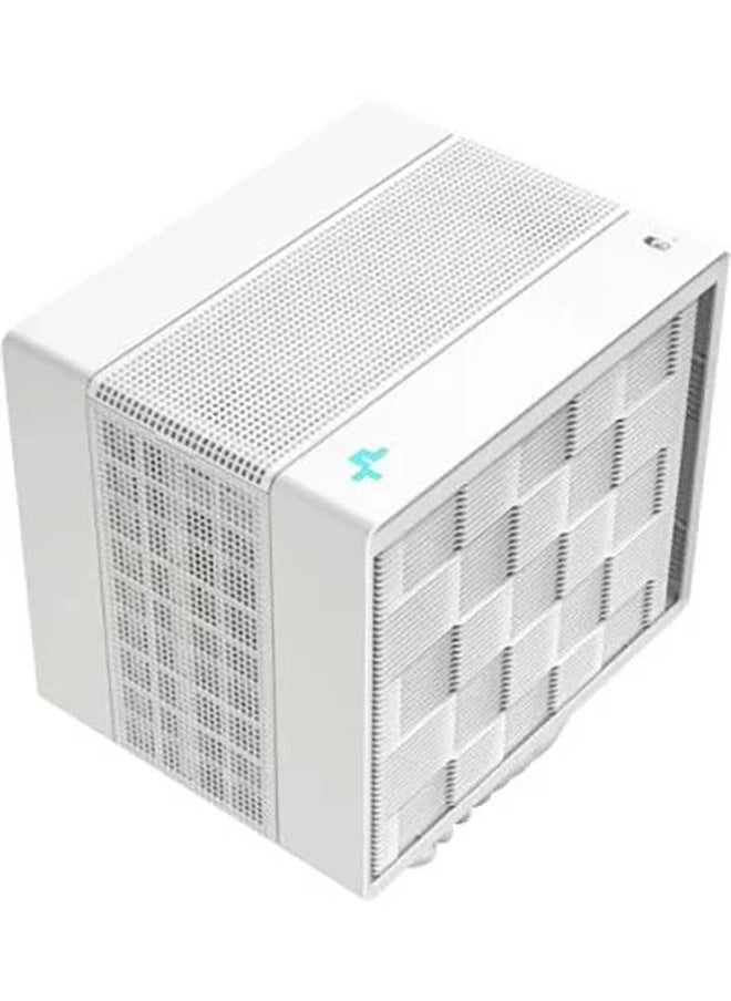 DeepCool Assassin 4S CPU Cooler, 140mm True FDB Fan, 7x 6mm Heatpipes, 1800 RPM Fan Speed, 61.25 CFM Airflow, 6-Pole Fan Motor, 4-pin PWM Connector, 164mm Height, White | R-ASN4S-WHGPMN-G