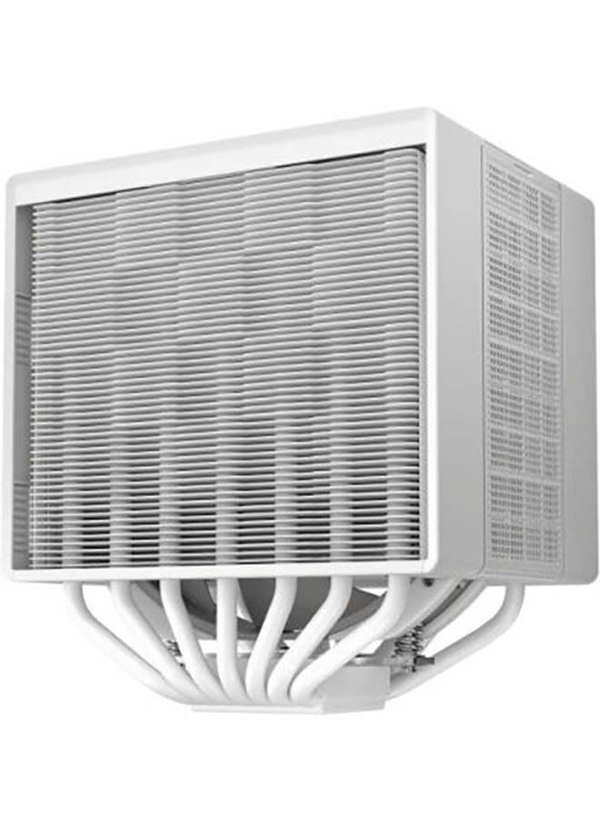 DeepCool Assassin 4S CPU Cooler, 140mm True FDB Fan, 7x 6mm Heatpipes, 1800 RPM Fan Speed, 61.25 CFM Airflow, 6-Pole Fan Motor, 4-pin PWM Connector, 164mm Height, White | R-ASN4S-WHGPMN-G