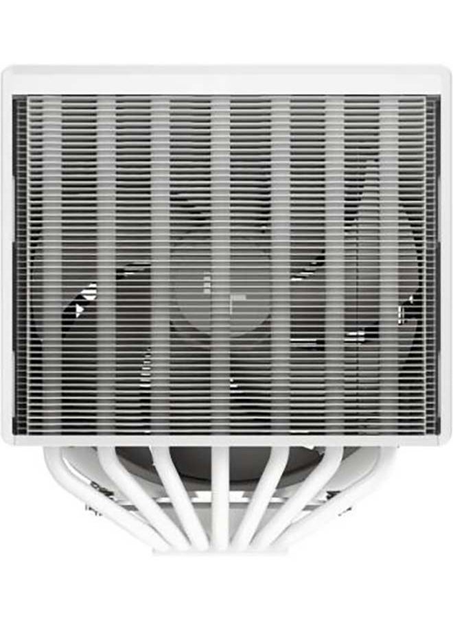 DeepCool Assassin 4S CPU Cooler, 140mm True FDB Fan, 7x 6mm Heatpipes, 1800 RPM Fan Speed, 61.25 CFM Airflow, 6-Pole Fan Motor, 4-pin PWM Connector, 164mm Height, White | R-ASN4S-WHGPMN-G