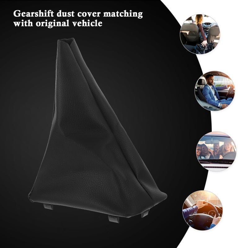 Car Knob Cover Universal Leather Manual Auto Boot Cover - Image 1