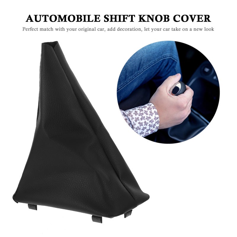 Car Knob Cover Universal Leather Manual Auto Boot Cover - Image 4