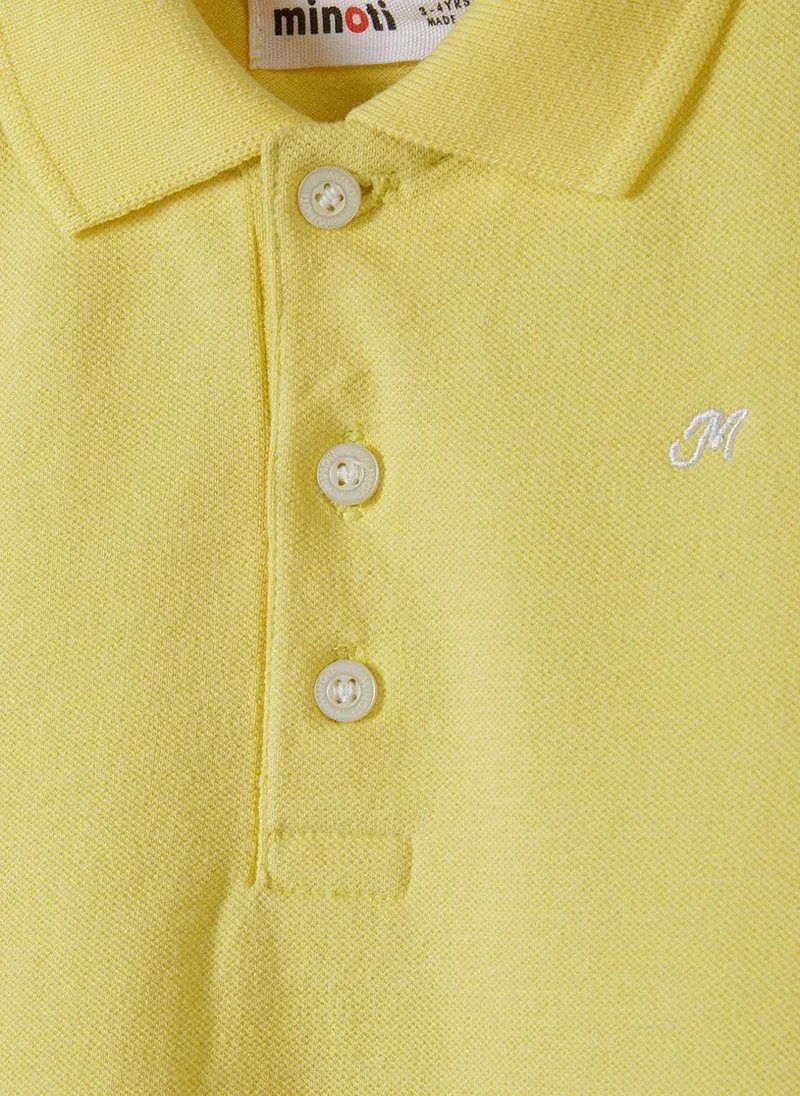 MINOTI Ruffled Hem Polo Dress