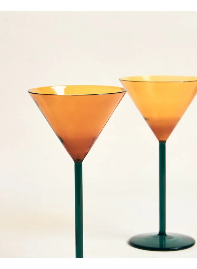 Chumbak  Cove Martini Glass Gift Set - Set of 2 |  160 ml  | Best Price UAE