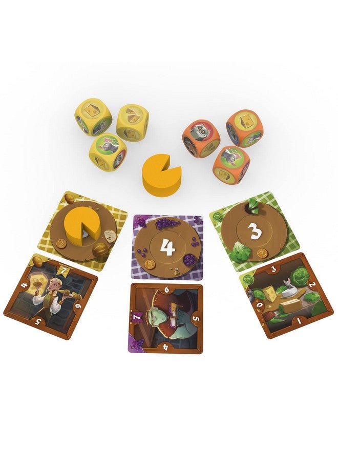 IELLO Cheese Master - The Game of Musical Cheese, Card Game by Iello, Fast & Playful Observation Game, Fun for The Whole Family, Roll & Count, Ages 8+, 2- 8 Players, 10 Minute Playing Time - Image 4