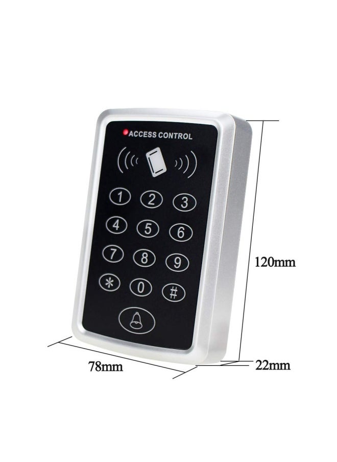 OBO HANDS - OBO HANDS Full Complete Kit for Door Access Control System T11 Card reader 180KG Magnetic Lock Power Supply Exit Button 10pcs ID Key Cards - Image 1