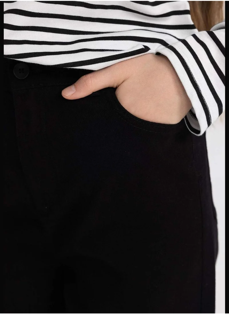 DeFacto Girl Wide Leg Woven Trousers