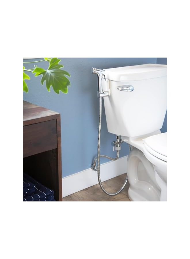 The Bros Shattaf Set - Chrome Bidet Sprayer with Stainless Steel Chrome Hose - Image 4
