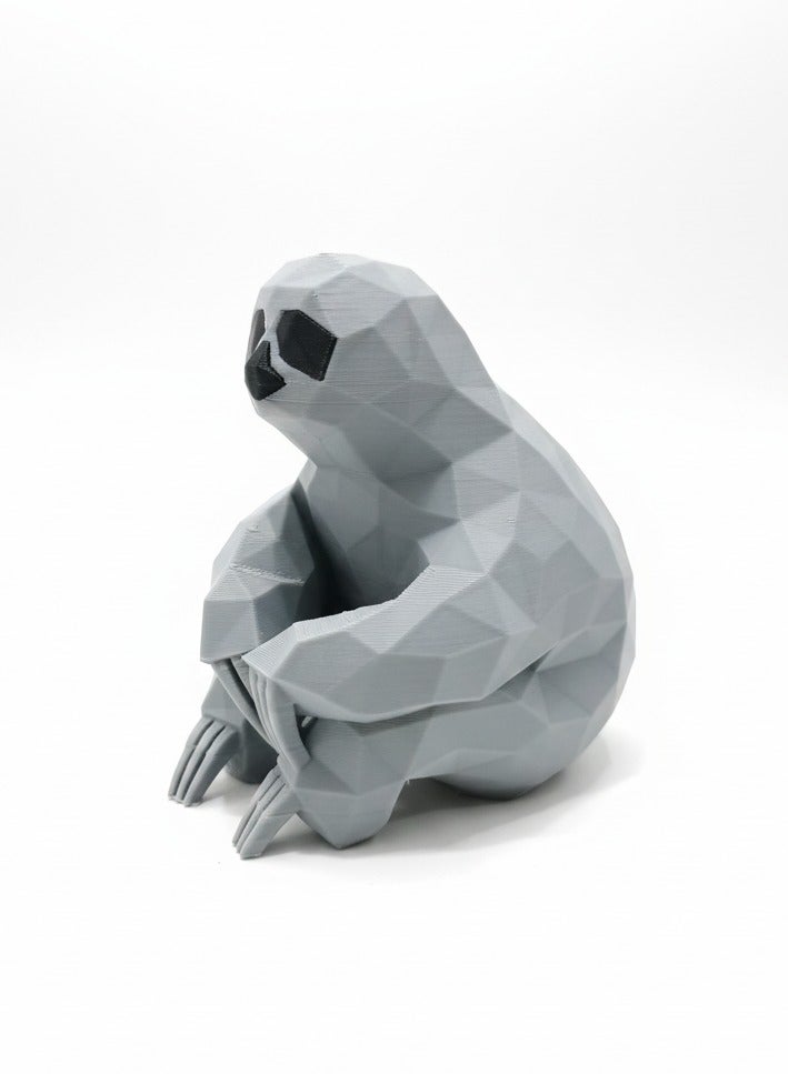 أخوة ثلاثي الأبعاد تمثال ديكور كوالا كسلان بتصميم تجريدي عصري – قطعة ديكور فنية للمكتب والمنزل - Image 3