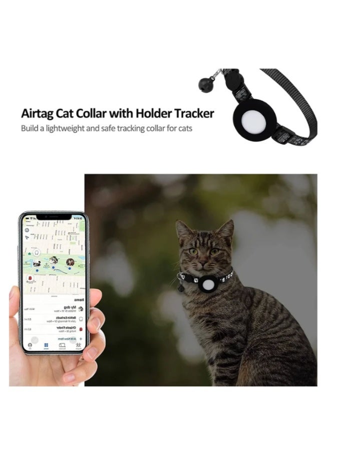 Airtag Reflective Collar with Bell - Image 2