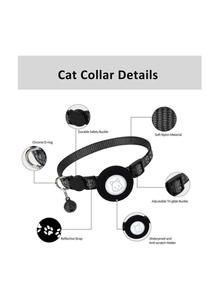 Airtag Reflective Collar with Bell - Image 4