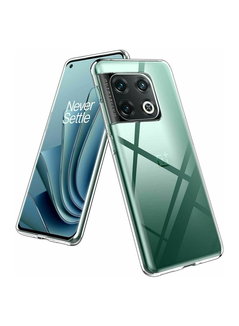 CATANES OnePlus 10 Pro 5G Clear Shockproof Case Ultra Slim Transparent Soft TPU Cover 6.7 inch - Image 2