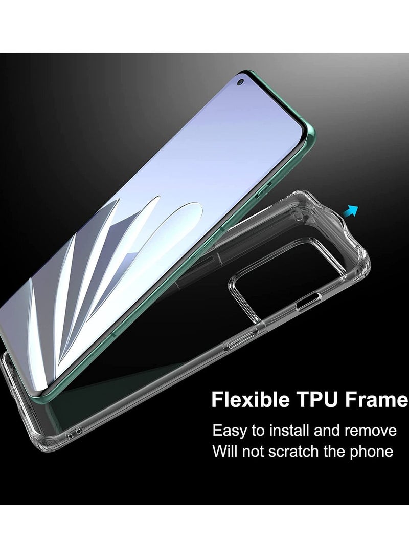 CATANES OnePlus 10 Pro 5G Clear Shockproof Case Ultra Slim Transparent Soft TPU Cover 6.7 inch - Image 3