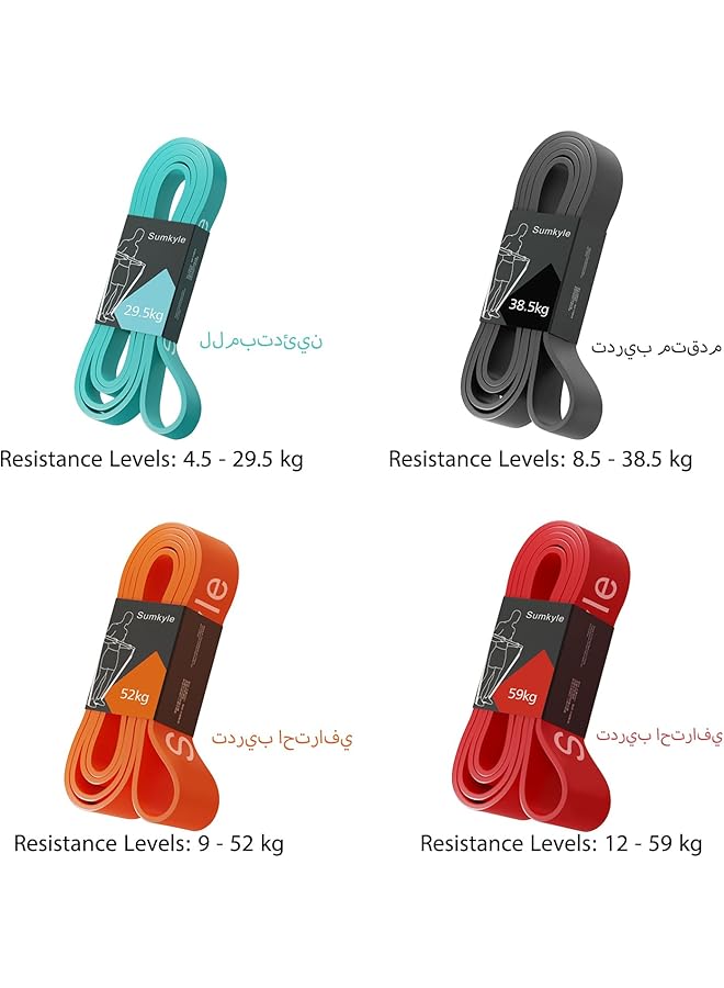 Sumkyle Resistance Bands for Working Out with Handles Suitable for Men and Women - Image 3