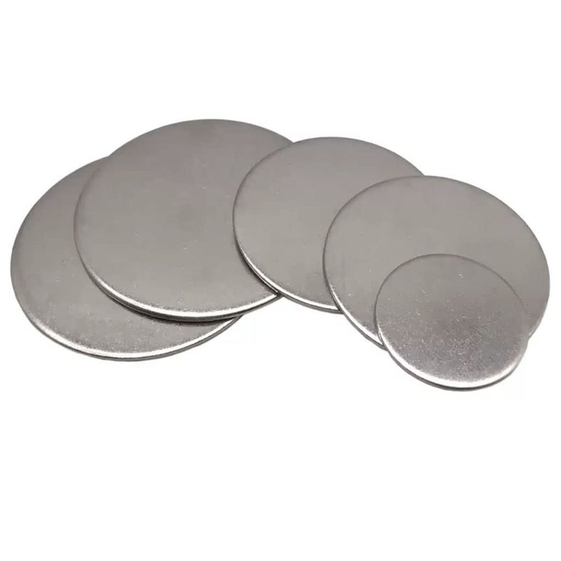 304 قرص فولاذي دائري من الفولاذ المقاوم للصدأ 70 مم قطر 1.8 مم سمك 1 قطعة - Image 3