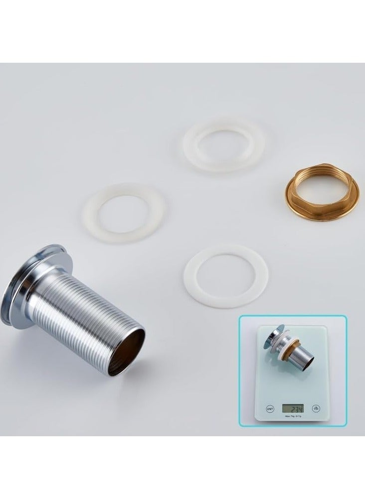 Stainless Steel Bathroom Sink Strainer Plug, Shiny Chrome Finish, Easy to Clean  - Image 4