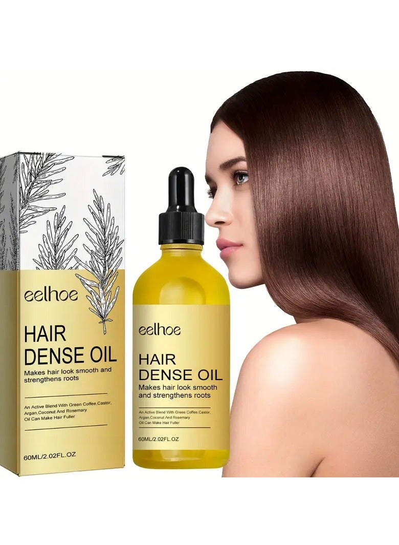 EELHOE 60ml Rosemary Hair Care Essential Oil, Long-Lasting Fragrance, Making Hair Smoother And Easier To Comb, Long-Lasting Hydration, Deeply Moisturizes Hair And Scalp, Keeping Hair Hydrated And Soft - Image 1