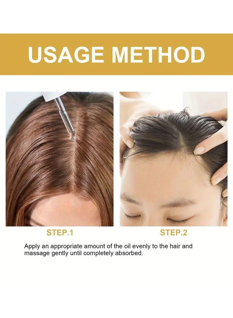 EELHOE 60ml Rosemary Hair Care Essential Oil, Long-Lasting Fragrance, Making Hair Smoother And Easier To Comb, Long-Lasting Hydration, Deeply Moisturizes Hair And Scalp, Keeping Hair Hydrated And Soft - Image 4