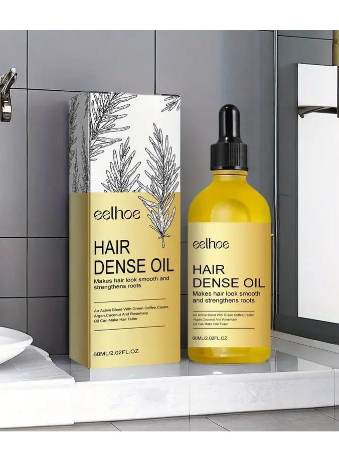 EELHOE 60ml Rosemary Hair Care Essential Oil, Long-Lasting Fragrance, Making Hair Smoother And Easier To Comb, Long-Lasting Hydration, Deeply Moisturizes Hair And Scalp, Keeping Hair Hydrated And Soft - Image 2