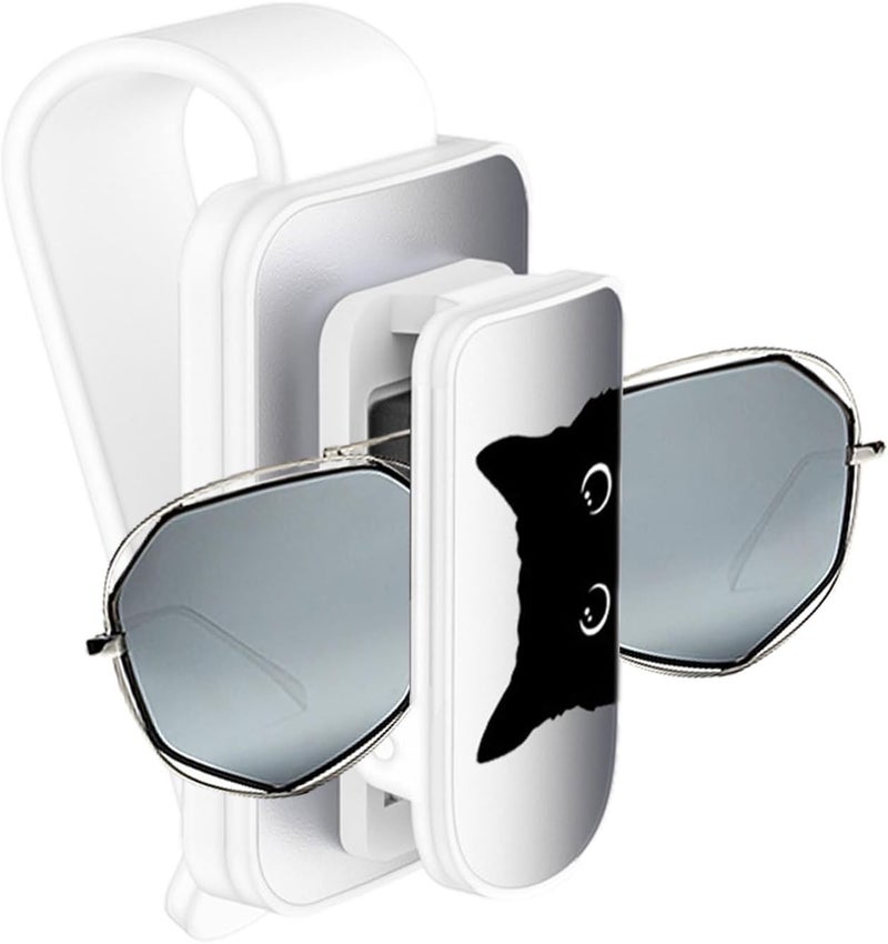 Sunglasses Holder for Car Visor,No Slip Organizer | Glasses Holder for Car | No Slip Ticket Card Clip Eyeglass Mount Women Men Sun Visor Automotive Truck SUV RV Storage Road Trip - Image 1