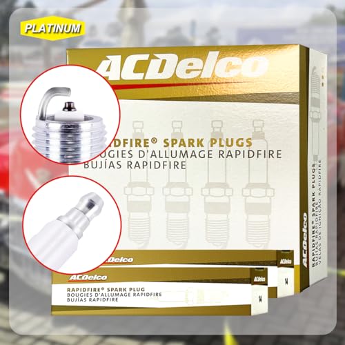 MAS Ignition Distributor and 6Pcs ACDelco Platinum Spark Plugs & Wires Compatible with Chevy GMC 4.3L V6 Vortec OEM #12570426 1103417 1104078 1103976 1103917 12598210 01104078 93441559 - Image 3