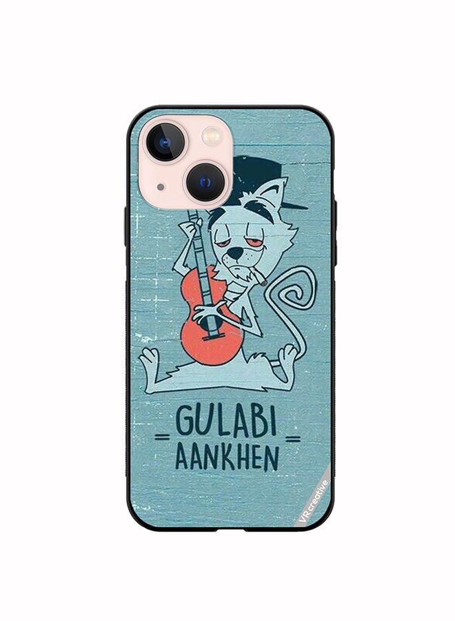 VR CREATIVE Protective Case Cover For Apple iPhone 14 Plus Gulabi Aankein Design Multicolour - Image 1