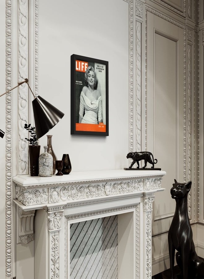 كانتري آرت هاوس إطار صور خشبي صلب لمجلة لايف من كانتري آرت هاوس - مزود بأكريليك، وغطاء خلفي، ومثبتات - لعرض أي مجلة بحجم 10.5 بوصة × 14 بوصة - Image 2