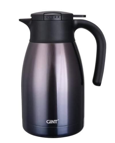 GiNT 51Oz Stainless Steel Thermal Coffee Carafe with Lid/Double Walled Vacuum Thermal Carafe / 12 Hour Heat Retention (Purple, 1.5L) - Image 1