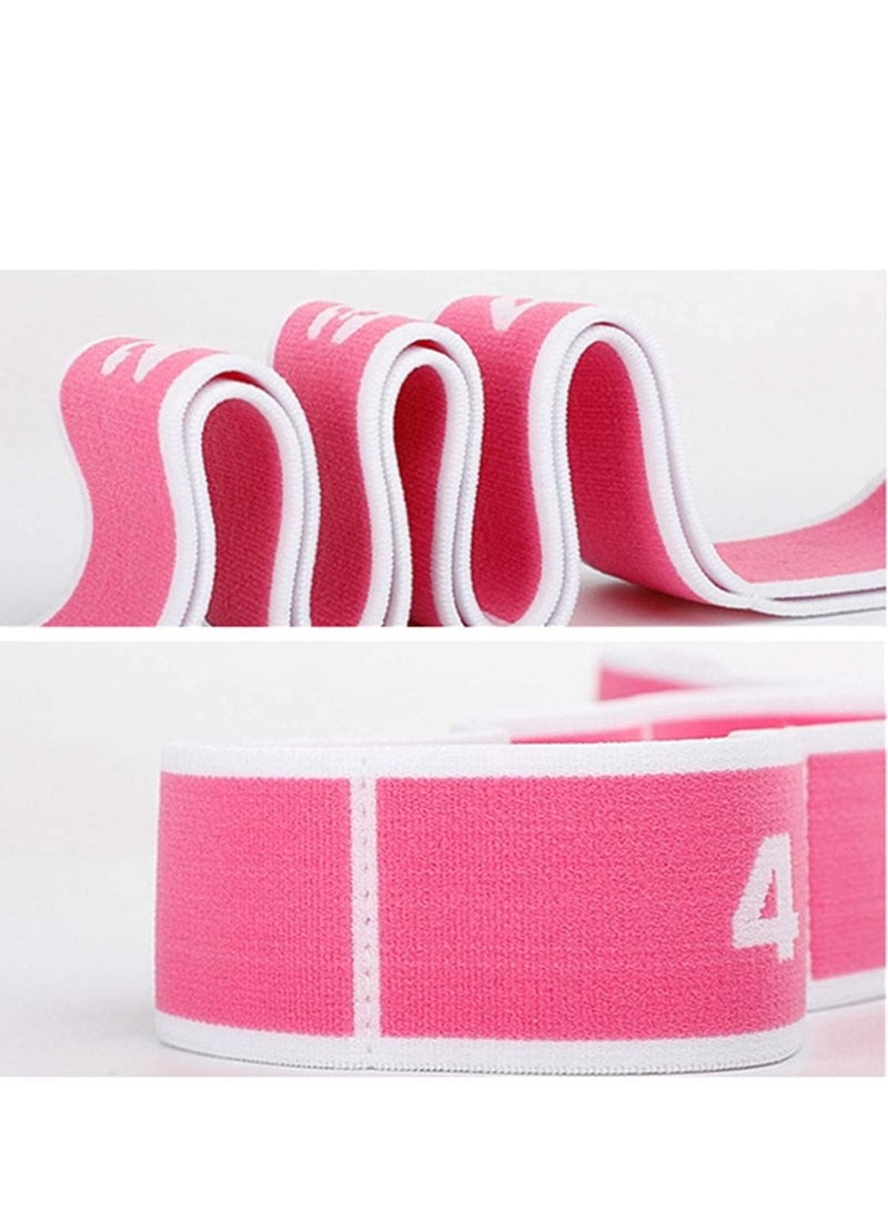 KASTWAVE Kids Yoga Pull Bands, Latin Dance Adult Yoga Stretch Bands Fitness Workout Accessories for Men, Women, Beginner (Pink)  - Image 4