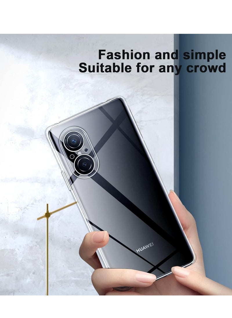 Generic - Case Compatible with Huawei Nova 9 SE/Honor 50 SE Case Crystal Clear Soft TPU Gel Case Flexible Silicone Anti-Scratch Camera Protection Transparent TPU Cover For Nova 9SE - Clear - Image 1
