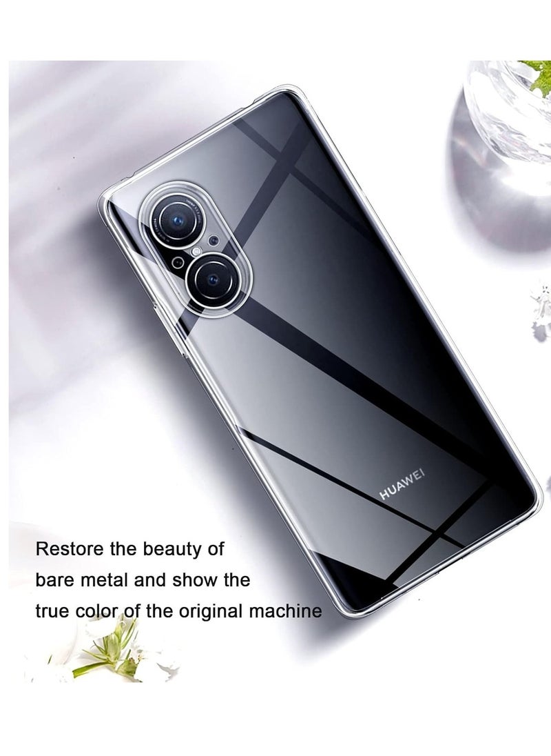 Generic - Case Compatible with Huawei Nova 9 SE/Honor 50 SE Case Crystal Clear Soft TPU Gel Case Flexible Silicone Anti-Scratch Camera Protection Transparent TPU Cover For Nova 9SE - Clear - Image 1