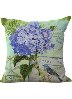 The Bros decorative floral printed cushion cover multicolour 45 x 45cm  - Image 1