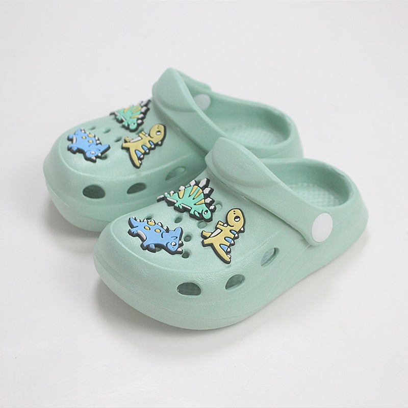 Girls' Toe Slippers Children'S Summer Cute Baby'S Cartoon Soft Sole Cave Shoes Large Children'S Sandals - Image 1
