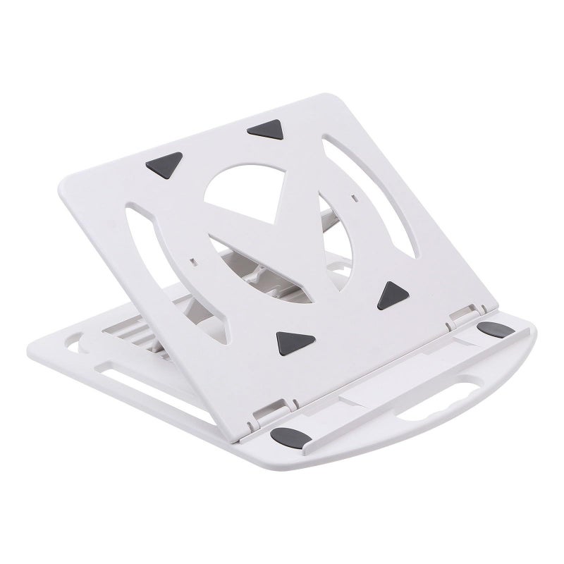 Adjustable Laptop Stand With Phone Holder White Heat Sink Rotating Bracket - Image 2