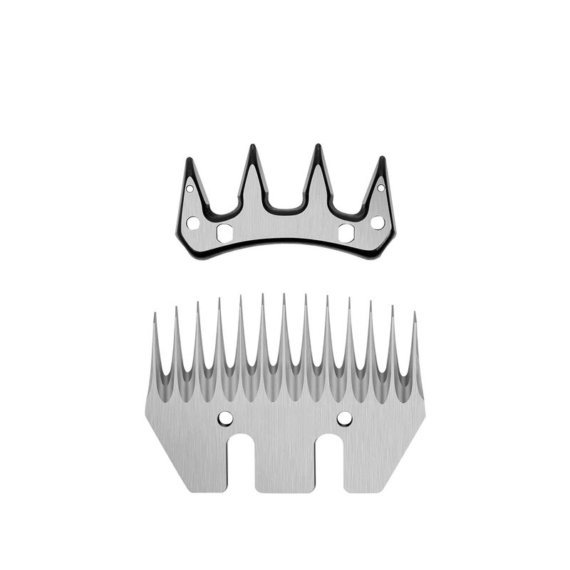 Dragro Sheep Clippers Replacement Blades, Professional Stainless Steel Clipper Blades for Thick Coat Animals - Image 1