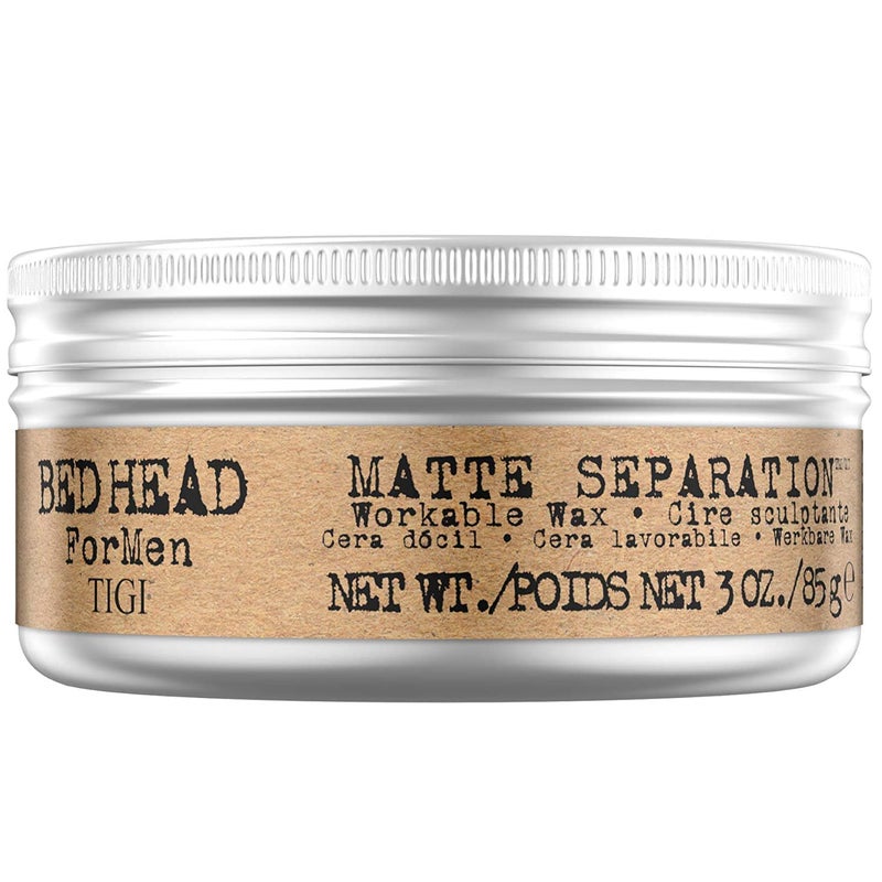 TIGI Bed Head for Men Matte Separation Workable Wax 3 oz Pack of 4
