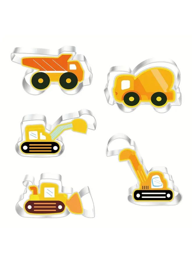 Christmas Engineering Vehicle Cookie Cutter Set For Baking Decorating - Image 1