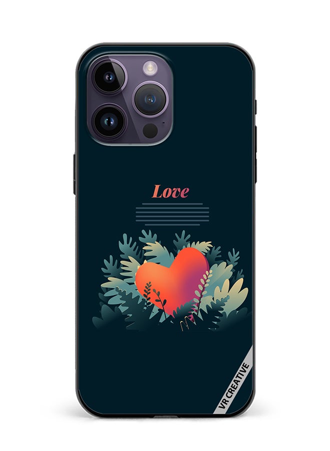 VR CREATIVE Protective Case Cover For Apple iPhone 15 Pro Love Design Multicolour - Image 1