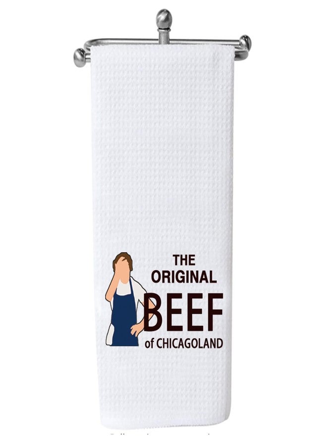 PXTIDY Bear Show Kitchen Towel The Original Beef of Chicagoland TV Show Fan Bear Lover Tea Dish Towel (Beef of CHICAGOLAND) - Image 1
