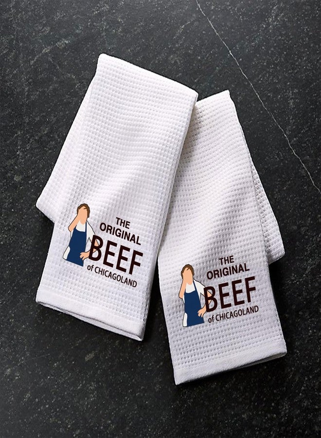 PXTIDY Bear Show Kitchen Towel The Original Beef of Chicagoland TV Show Fan Bear Lover Tea Dish Towel (Beef of CHICAGOLAND) - Image 4